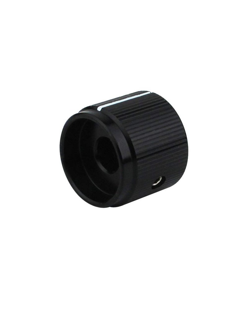 Guyker 3Pcs Guitar Aluminum Alloy Flat Top Control Knobs Dia. 6mm(0.24") Shaft Pots - Dome Tuning Potentiometer Knob Replacement Part for Electric Guitar or Precision Bass, black - Image 4